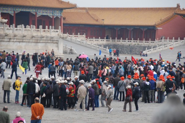 60,000- 80,000 people a day! visit The Forbidden City. ( Photo by Robyn Bushong.)