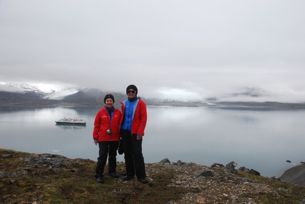 Dorothy Trevino (left)and I at "the top of the world"!