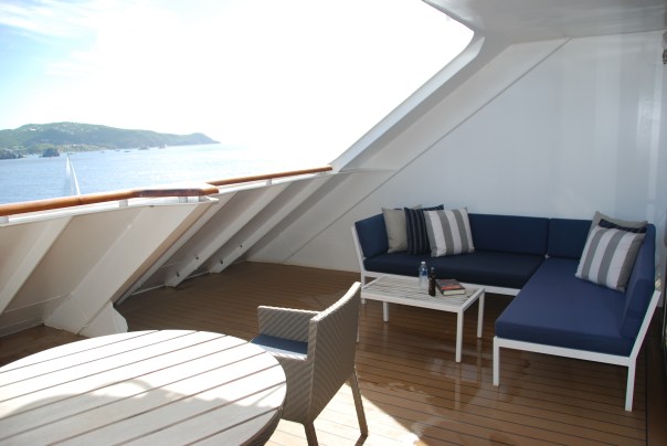 Ed and I enjoyed many beautiful vistas from our lovely balcony. (photo by Robyn Bushong.)