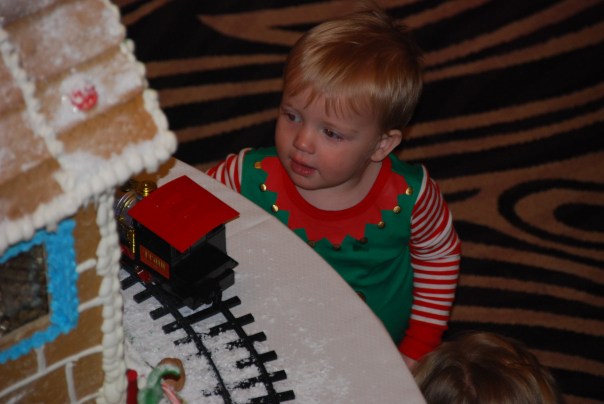 Children of all ages enjoyed the special Christmas festivities.